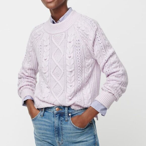 J. Crew Azra Cable Knit Pullover Sweater - Picture 3 of 12